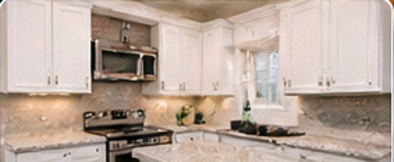 Example of kitchen cabinets & countertops work
