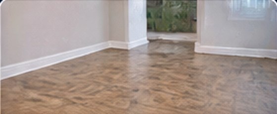 Example of laminate flooring work
